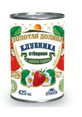 Компот Золотая долина клубника 425мл