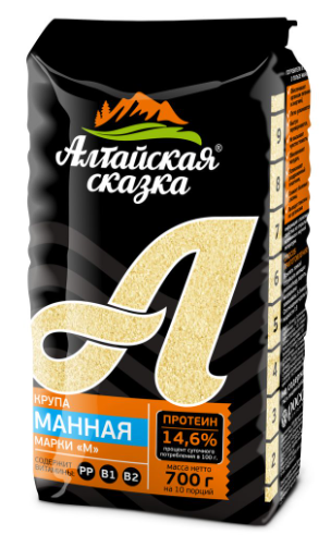 Крупа манная Алтайская сказка 700г