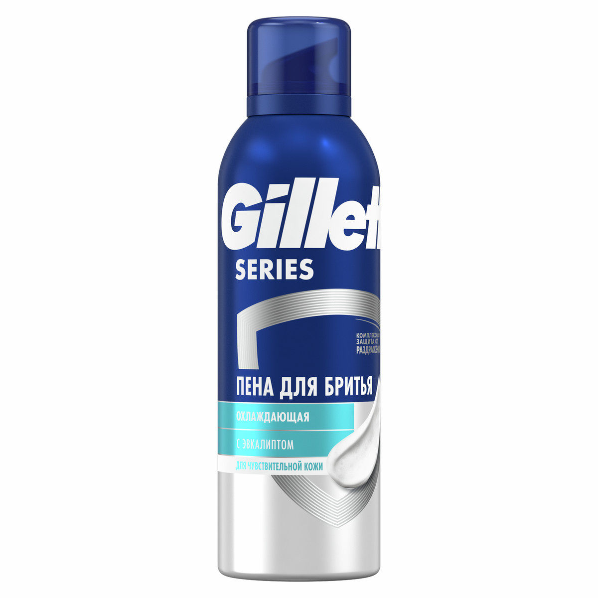 Пена Gillette Series для бритья охлаждающая с эвкалиптом 200мл