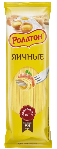 Спагетти яичные Роллтон 400г 