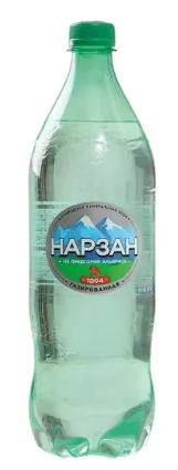 Вода минеральная Нарзан лечебно-столовая 1л
