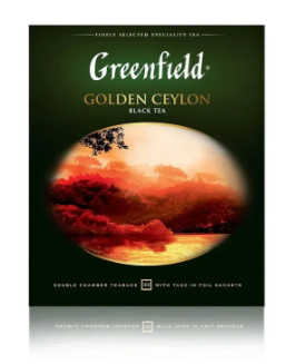 Чай черный Greenfield Golden Ceylon 100 пакетиков