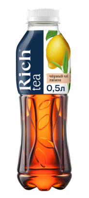 Холодный чай Rich tea черный со вкусом лимона 500мл