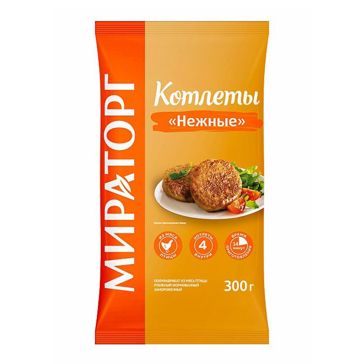 Котлеты куриные Мираторг Нежные 300г