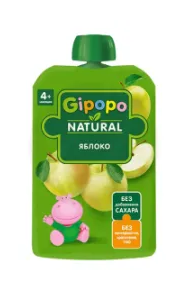 Пюре Gipopo Яблоко с 4 мес 90г