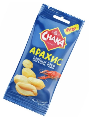 Арахис Chaka жареный очищенный со вкусом вареных раков 50г