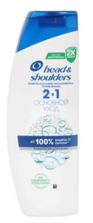 Шампунь Head Shoulders Основной уход 2в1 360мл