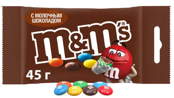 Драже M M's с шоколадом 45г