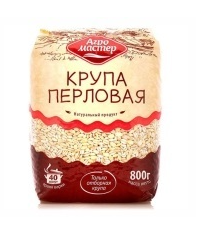 Крупа перловая Агромастер 1 сорт Гост 800г