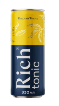 Напиток Rich tonic Индиан газированный 330мл ж/б
