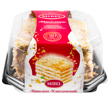 Торт Mirel Наполеон классический 550г