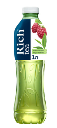 Холодный чай Rich tea зеленый со вкусом малины 1л