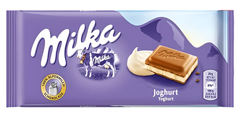 Шоколад Milka молочный Yoghurt Chocolate 100г