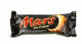 Мороженое Mars с карамелью в глазури 40г