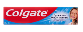 Зубная паста Colgate бережное отбеливание 50мл