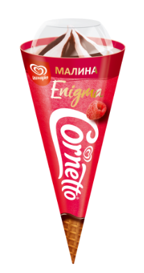 Мороженое Cornetto рожок сливочная Малина 73г
