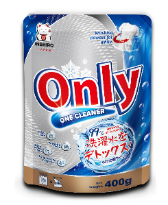 Порошок ONLY ONE CLEANER отбеливающий с ароматом лимона 400гр
