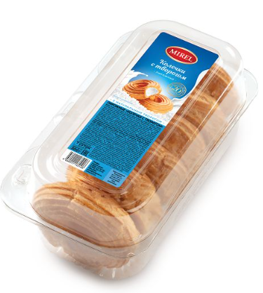 Пирожное Mirel колечки с творогом 300г