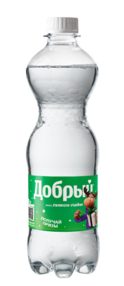 Напиток Добрый лимон-лайм газированный 500мл