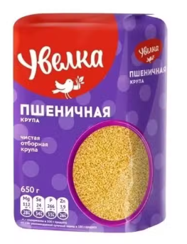 Крупа Увелка пшеничная 650г