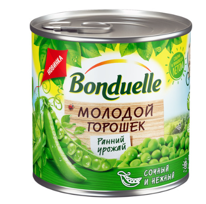 Горошек Бондюэль молодой 212мл