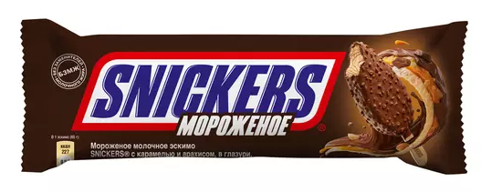 Мороженое Snickers эскимо 65г