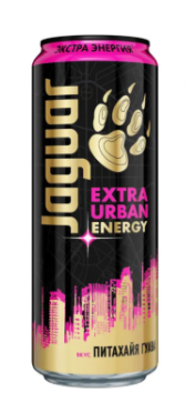 Энергетический напиток Jaguar Extra Urban Energy Питахайя и гуава  440мл