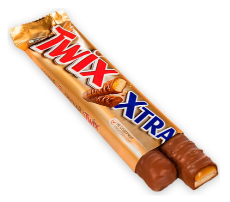 Шоколадный батончик Twix Xtra 82г