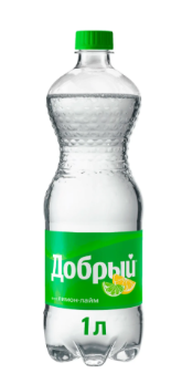 Напиток Добрый лимон-лайм газированный 1л