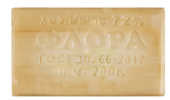 Мыло Flora хозяйственное 72% 200г