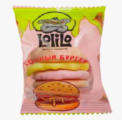 Мармелад Lolilo жевательный Бургер 90г