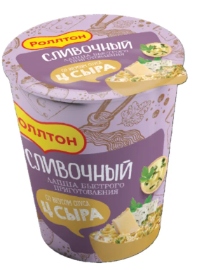 Лапша быстрого приготовления Роллтон  со вкусом 4 сыра 70г