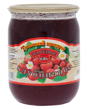 Варенье Тульский Продукт клубничное 630г