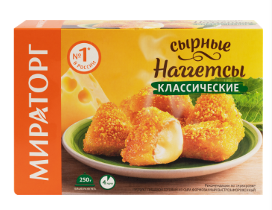 Наггетсы сырные Мираторг Классические 250г