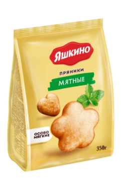 Пряники Яшкино мятные 350г