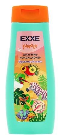 Шампунь EXXE Джунгли детский фруктовый микс 400 мл