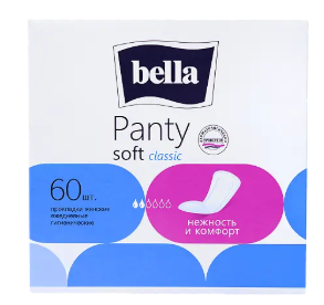 Bella прокладки ежедневные panty soft classic 60 шт 