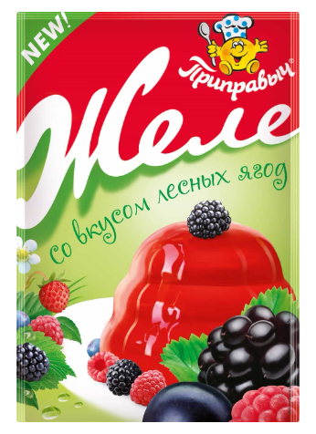 Смесь для приготовления десерта Приправыч Желе лесные ягоды 100г