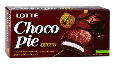 Печенье Лотте Lotte Choco Pie какао 1уп*6шт