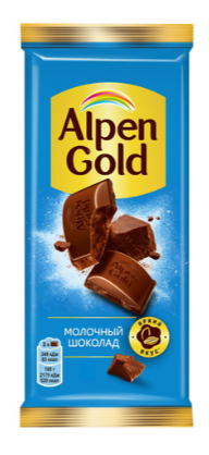 Шоколад молочный Alpen Gold 80г