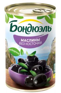 Маслины Бондюэль без косточки 314мл
