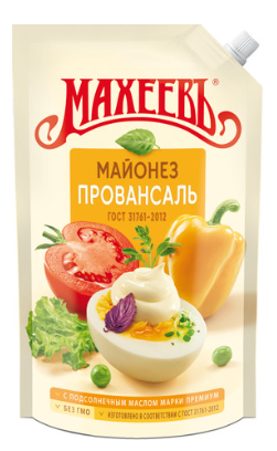 Майонез Махеевъ Провансаль белый 50,5% 770г