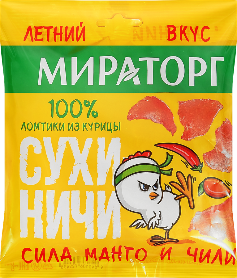 Сухиничи Мираторг из куриного филе манго-чили сушеные 40г