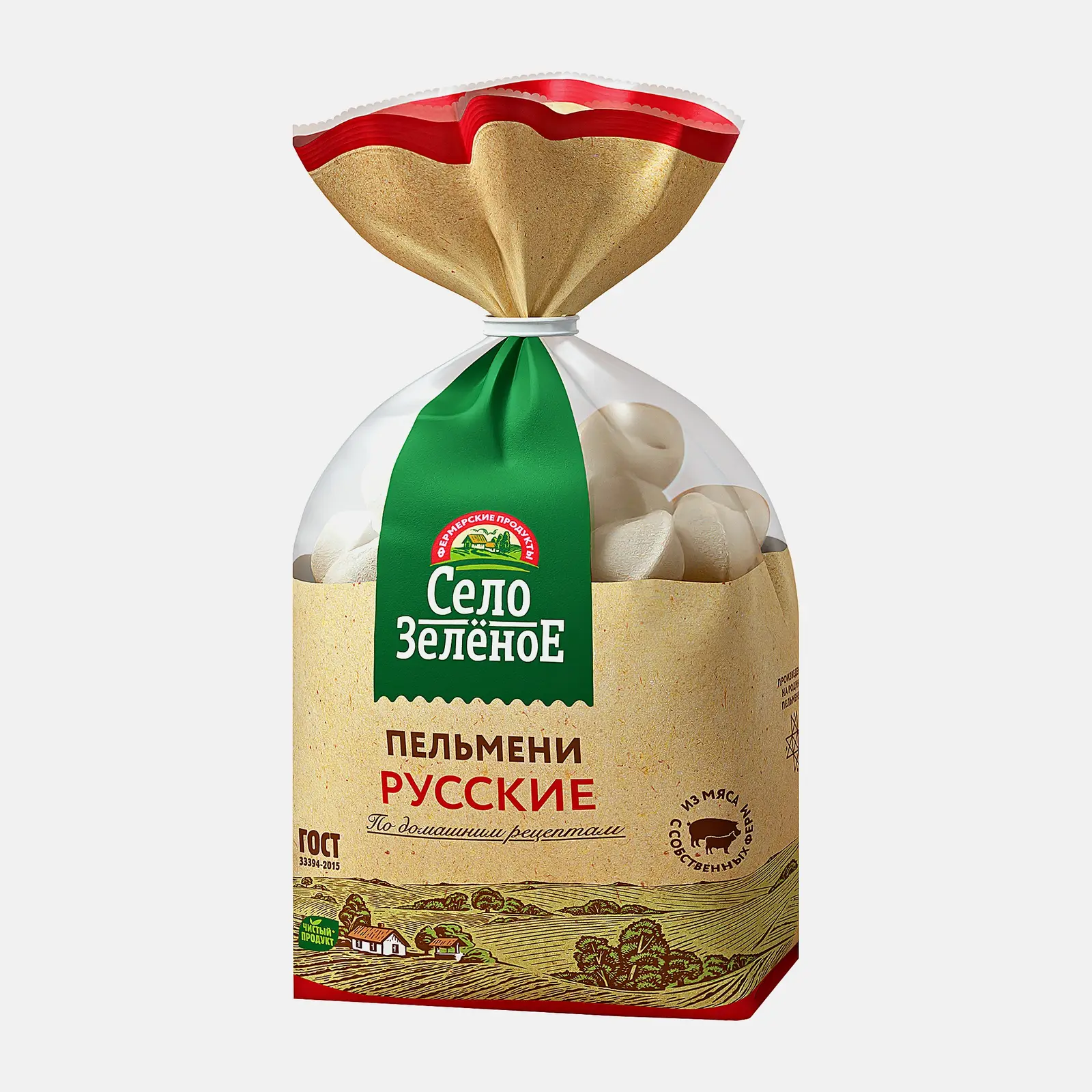 Пельмени Село Зеленое Русские 800г