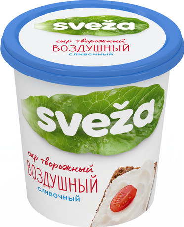 Сыр творожный Sveza Воздушный сливочный 60% 150г