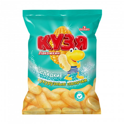 Кукурузные палочки Кузя Лакомкин 100г