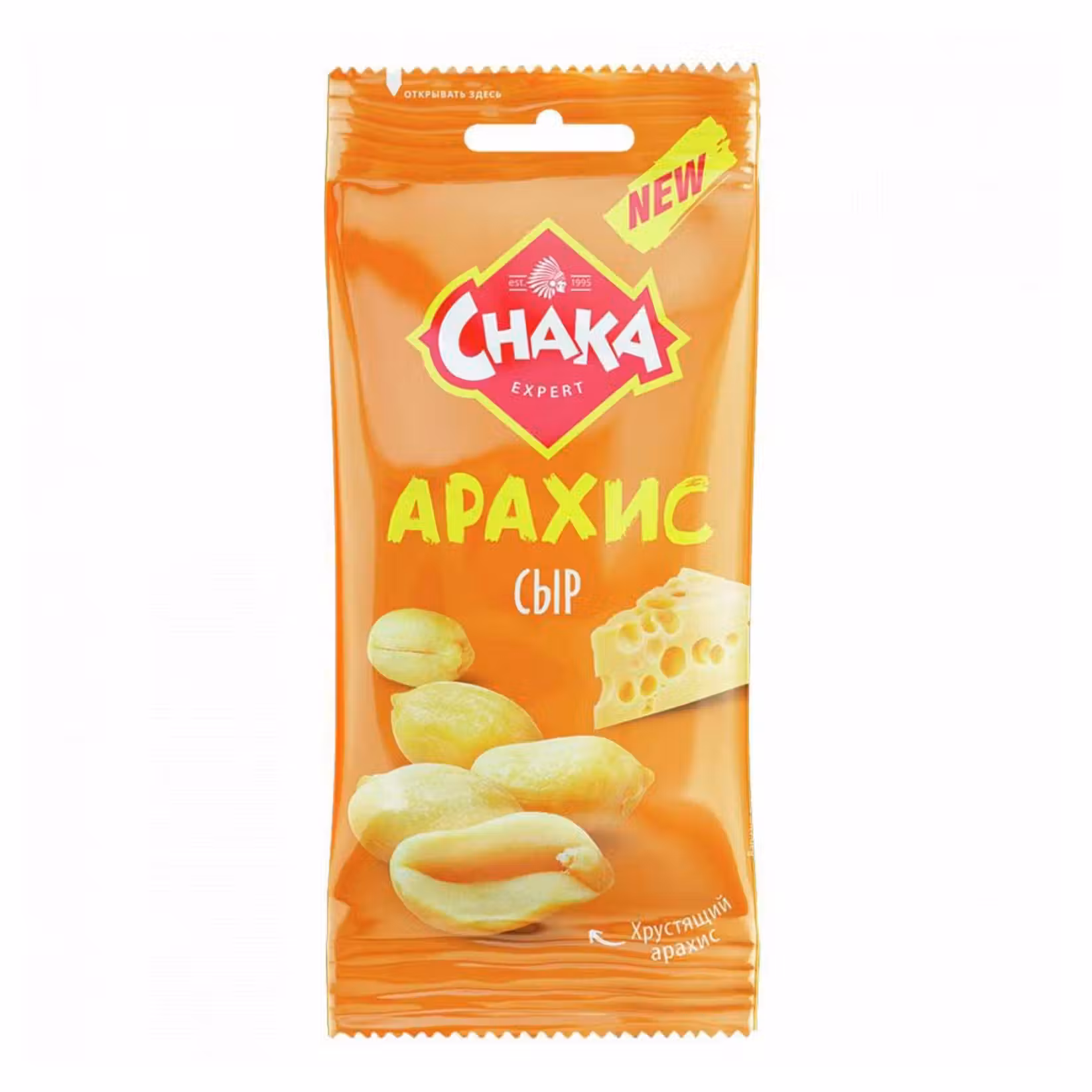Арахис Chaka жареный очищенный со вкусом сыра 50г