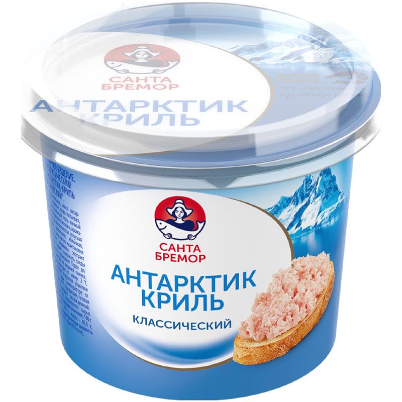 Паста Санта Бремор Антарктик криль классический из морепродуктов 150г