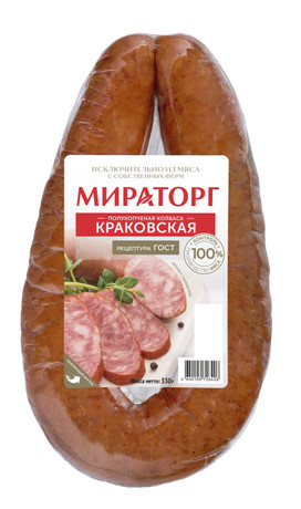 Колбаса Мираторг Краковская полукопченая 330г