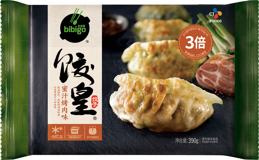 Дамплинги Bibigo  кинг-сайз со вкусом барбекю 390г